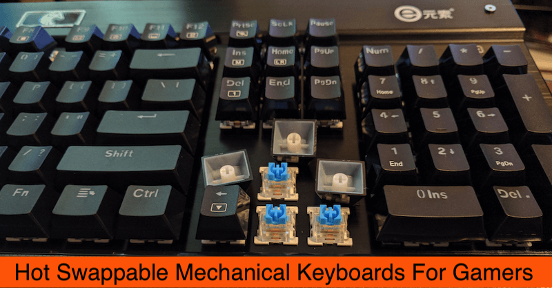 Hot Swappable Mechanical Keyboard for Gamers